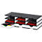Sortierstation Set Styro styrodoc Trio, 9 Fächer, weiß-schwarz/weiß