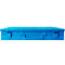 Sortimentskoffer ADB, leer, ohne Einteilung, abschließbar, mit Griff, B 335 x T 230 x H 50 mm, Stahl & ABS-Kunststoff, himmelblau RAL 5012