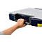 Sortimentskoffer RAACO boxxser, 20 Fächer mit Profilraster, B 465 x T 401 x H 78 mm, Polypropylen