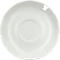 Soucoupe à café Solea, Ø 150 mm, uni, blanc, porcelaine, 6 p.