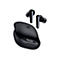 Schwarze True-Wireless-KopfhÃ¶rer mit Ladecase. Auf dem Case und den KopfhÃ¶rern ist das Logo zu sehen. Auf dem Case werden die Ladeprozente angezeigt.