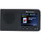 Soundmaster DAB+ radio met Bluetooth®, kleurenscherm, oplaadbare batterij, USB-C, wekkerfunctie, B 123 x D 25 x H 65 mm