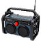 Soundmaster DAB85BL bouwplaatsradio, DAB+/FM, Bluetooth, met oplaadbare batterij 7,4 V/2000 mAh, IP44, B 280 x D 180 x H 238 mm