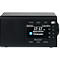 Radio DAB+ noir avec écran. Heure : 17:17, lecture Bluetooth. Logo Soundmaster.