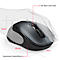 Souris Bluetooth hama Canosa, pour gauchers et droitiers, portée jusqu'à 8 m, récepteur nano USB, 3 boutons et molette de défilement, 800-1600 dpi, batterie, anthracite
