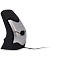 Souris de précision BakkerElkhuizen DXT 2, filaire, quatre niveaux de DPI (500, 1000, 1500, 2000), capteur laser, plug &amp; play, ergonomique, pour droitiers et gauchers, L 45 x H 81 x P 56 mm, gris/argenté
