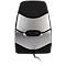 Souris de précision BakkerElkhuizen DXT 2, filaire, quatre niveaux de DPI (500, 1000, 1500, 2000), capteur laser, plug &amp; play, ergonomique, pour droitiers et gauchers, L 45 x H 81 x P 56 mm, gris/argenté