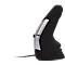 Souris de précision BakkerElkhuizen DXT 2, filaire, quatre niveaux de DPI (500, 1000, 1500, 2000), capteur laser, plug &amp; play, ergonomique, pour droitiers et gauchers, L 45 x H 81 x P 56 mm, gris/argenté