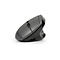 Souris verticale ergonomique grise, sur fond blanc. Avec boutons et port USB-C.