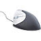 Souris verticale BakkerElkhuizen Handshake Mouse, cordée, pour gauchers, ergonomique, 2 boutons et molette de défilement, 400-3200 dpi, noir-argent