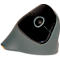 Souris verticale BakkerElkhuizen PRF, sans fil, ergonomique, jusqu'à 20 m, espace de rangement pour le récepteur radio, noir/gris foncé