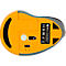 Souris verticale BakkerElkhuizen PRF, sans fil, ergonomique, jusqu'à 20 m, espace de rangement pour le récepteur radio, noir/gris foncé