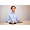 Souris verticale Right Hand White Bluetooth Evoluent4, souris 5 touches, molette de défilement, sans fil