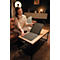 Sous-main Durable Effect, avec support pour téléphone portable, pliable, L 700 x H 330 mm, feutre PET, anthracite