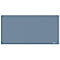 Tapis de bureau rectangulaire gris, coins arrondis, petite inscription "Fellowes" en bas à droite.