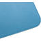 Sous-main Sigel, utilisable des deux côtés, enroulable, pour tous types de souris, L 800 x P 2 x H 300 mm, simili cuir, bleu-vert