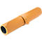 Sous-main Sigel, utilisable des deux côtés, enroulable, pour tous types de souris, L 800 x P 2 x H 300 mm, simili cuir, jaune-gris