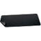 Sous-main Sigel, utilisable des deux côtés, enroulable, pour tous types de souris, L 800 x P 2 x H 300 mm, simili cuir, noir-noir