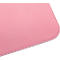 Sous-main Sigel, utilisable des deux côtés, enroulable, pour tous types de souris, L 800 x P 2 x H 300 mm, simili cuir, rose-argenté