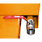Spaanbak Bauer SMGU 230, olie- & waterdicht gelast, 230 l, oranje