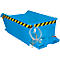 Spaanbak Bauer SMGU 270, olie- & waterdicht gelast, 270l, blauw