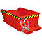 Spaanbak Bauer SMGU 270, olie- & waterdicht gelast, 270l, rood