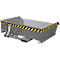 Spaanbak Bauer SMGU 610, olie- & waterdicht gelast, 610 l, grijs