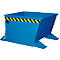 Späne-Kippbehälter SGU-RZ30, für Routenzüge, öl- und wasserdicht, 300 l, RAL 5012 blau