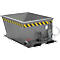 Späne-Kippbehälter SGU-RZ30, für Routenzüge, öl- und wasserdicht, 300 l, RAL 7005 mausgrau