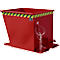 Späne-Kippbehälter SGU-RZ55, für Routenzüge, öl- und wasserdicht, 550 l, RAL 3000 rot