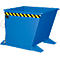 Späne-Kippbehälter SGU-RZ55, für Routenzüge, öl- und wasserdicht, 550 l, RAL 5012 blau