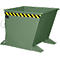 Späne-Kippbehälter SGU-RZ55, für Routenzüge, öl- und wasserdicht, 550 l, RAL 6011 grün