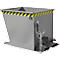 Späne-Kippbehälter SGU-RZ55, für Routenzüge, öl- und wasserdicht, 550 l, RAL 7005 mausgrau