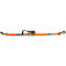 Spanband met ratel, 50 mm, 2-delig, met karabijnhaak, 8 m