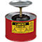 Sparanfeuchter asecos, aus Stahlblech PREMIUM Line, rot, ø 185 x H 187 mm, 2 l