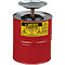 Sparanfeuchter Justrite, aus Stahlblech PREMIUM Line, rot, ø 185 x H 267 mm, 4 l