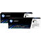 Sparpaket 2 x HP 201A CF400A Tonermodul schwarz, original