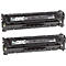 Sparpaket 2 x HP Color LaserJet CC530A Toner schwarz, original