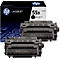 Sparpaket 2 x HP LaserJet CE255XD (Nr. 55X) Toner schwarz, original