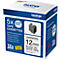 Sparpaket: 5x Schriftbandkassette Brother Tze-231M, selbstklebend, 8 m x 12 mm, schwarz