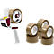 Sparpaket Packbandabroller, braun