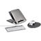 Sparset BakkerElkhuizen Home Working Kit, 4-teilig, Laptophalter, Tastatur, QWERTZ, Vertikalmaus und gratis Mauspad