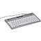 Sparset BakkerElkhuizen Home Working Kit, 4-teilig, Laptophalter, Tastatur, QWERTZ, Vertikalmaus und gratis Mauspad