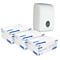 Sparset Kleenex® Ultra™ Papierhandtücher 6778, 15 Packungen á 124 Blatt + gratis Kimberly-Clark® Aquarius™ Papierhandtuchspender 6945, bis 340 Blatt, weiß