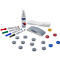 Sparset MAULpro Whiteboard 2000 + Gratis Zubehör Set, platingrau