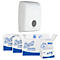 Sparset Scott® Control™ Papierhandtücher 6663, 15 Packungen á 212 Blatt + gratis Kimberly-Clark® Aquarius™ Papierhandtuchspender 6945, bis 340 Blatt, weiß