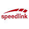 Rotes Speedlink-Logo auf weißem Hintergrund.