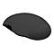 Tapis de souris ergonomique noir avec repose-poignet.