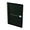 Spiraalboek Oxford Smart Black A5, zachte kaft, geblokt, 90 vel, SCRIBZEE®-compatibel, 5 stuks.