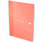 Spiralbuch OXFORD Office MyColours A5, Format A5, Doppelbindung, 90 Blatt kariert, weiß, SCRIBZEE®-kompatibel, EU ECO Label, farbsortierte Deckel, 5 Stück